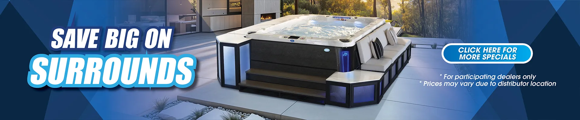 Calspas hot tub being used in a family setting - Spearfish